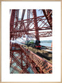 Flying Scotsman crossing the Forth Bridge, Scotland. art print extra large natural Art Print - Science Museum Shop
