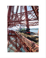 Flying Scotsman crossing the Forth Bridge, Scotland. art print extra small none Art Print - Science Museum Shop