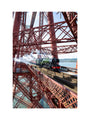 Flying Scotsman crossing the Forth Bridge, Scotland. art print extra large none Art Print - Science Museum Shop