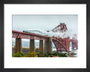 Flying Scotsman crossing the Forth Bridge on 8th October 2023. art print extra small black Art Print - Science Museum Shop