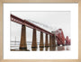 Flying Scotsman crossing the Forth Bridge on 8th October 2023. art print small natural Art Print - Science Museum Shop