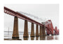 Flying Scotsman crossing the Forth Bridge on 8th October 2023. unstretched canvas extra large none Art Print - Science Museum Shop