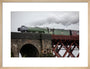 Flying Scotsman crossing the Forth Bridge on 8th October 2023. art print medium natural Art Print - Science Museum Shop