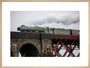 Flying Scotsman crossing the Forth Bridge on 8th October 2023. art print large natural Art Print - Science Museum Shop