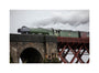 Flying Scotsman crossing the Forth Bridge on 8th October 2023. unstretched canvas medium none Art Print - Science Museum Shop