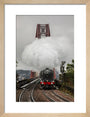 Flying Scotsman crossing the Forth Bridge on 8th October 2023. art print small natural Art Print - Science Museum Shop