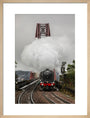 Flying Scotsman crossing the Forth Bridge on 8th October 2023. art print medium natural Art Print - Science Museum Shop