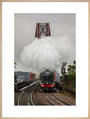 Flying Scotsman crossing the Forth Bridge on 8th October 2023. art print extra large natural Art Print - Science Museum Shop