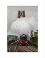 Flying Scotsman crossing the Forth Bridge on 8th October 2023. art print extra small none Art Print - Science Museum Shop