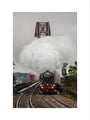 Flying Scotsman crossing the Forth Bridge on 8th October 2023. art print small none Art Print - Science Museum Shop
