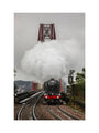 Flying Scotsman crossing the Forth Bridge on 8th October 2023. art print extra large none Art Print - Science Museum Shop