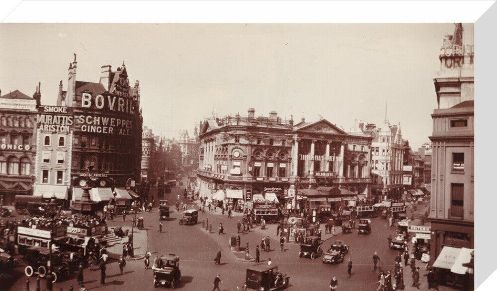 Piccadilly Circus, London stretched canvas medium none Art Print - Science Museum Shop