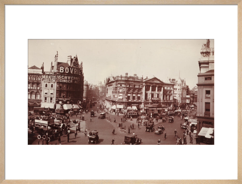 Piccadilly Circus, London art print large natural Art Print - Science Museum Shop