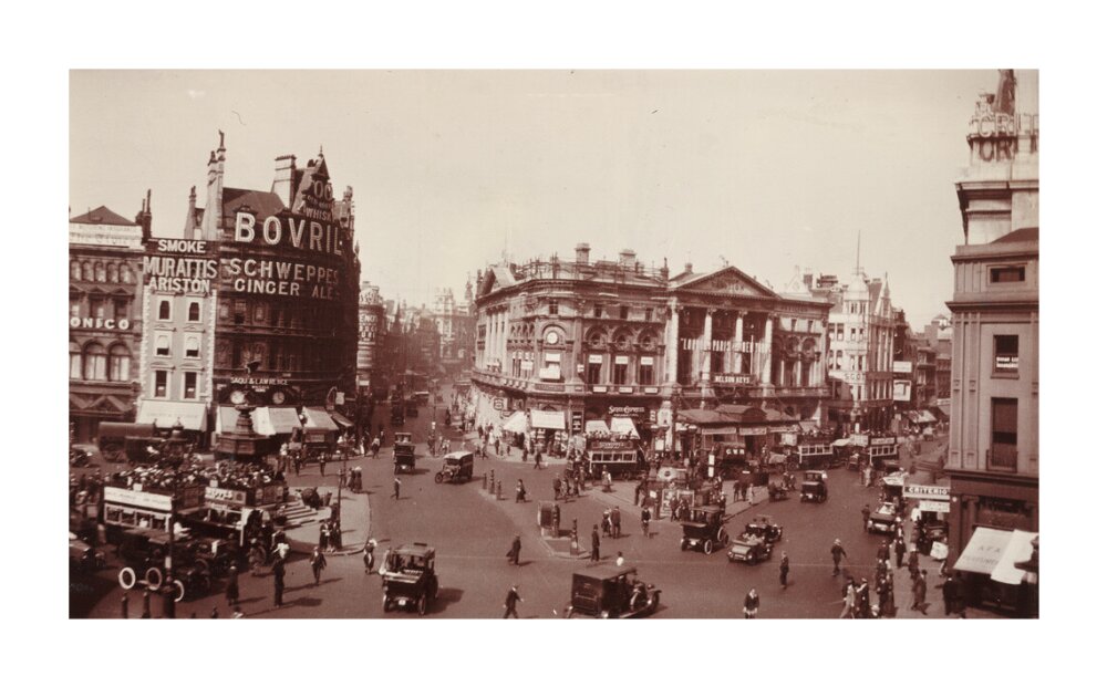 Piccadilly Circus, London unstretched canvas extra large none Art Print - Science Museum Shop