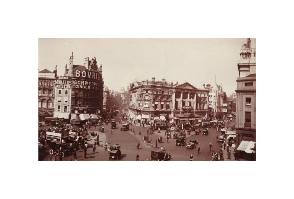 Piccadilly Circus, London unstretched canvas small none Art Print - Science Museum Shop