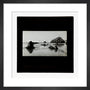 A magic lantern slide of a seascape by Birt Acres, c. 1893. art print small black Art Print - Science Museum Shop