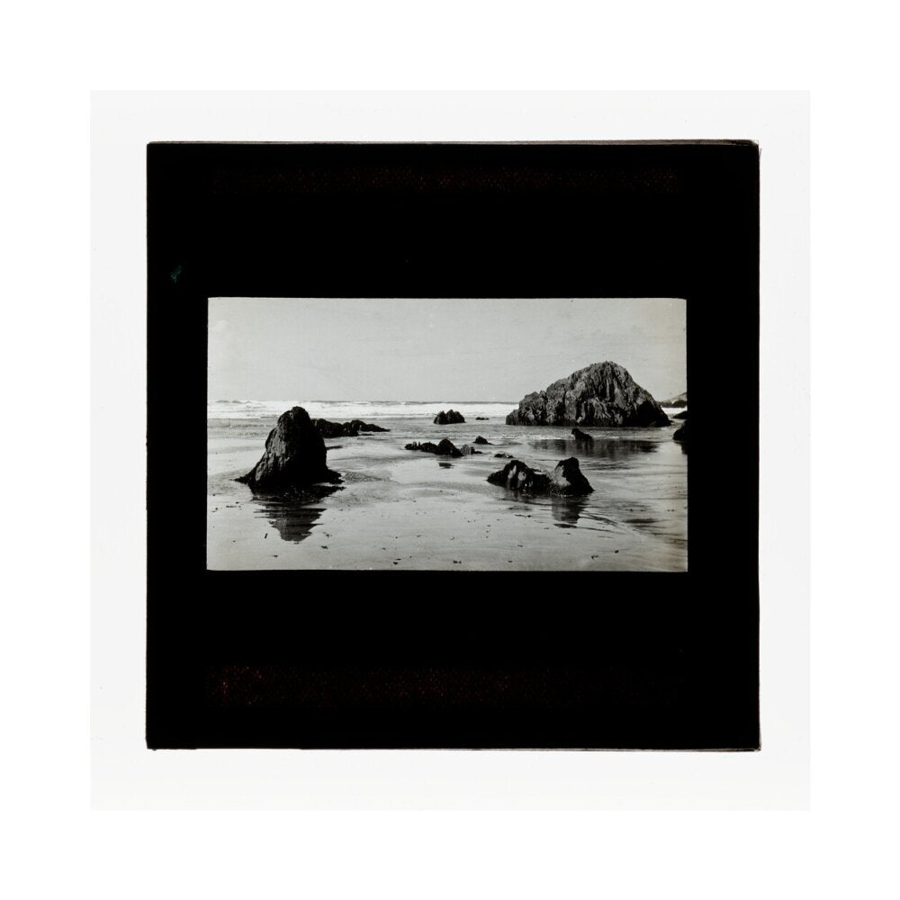 A magic lantern slide of a seascape by Birt Acres, c. 1893. art print small none Art Print - Science Museum Shop