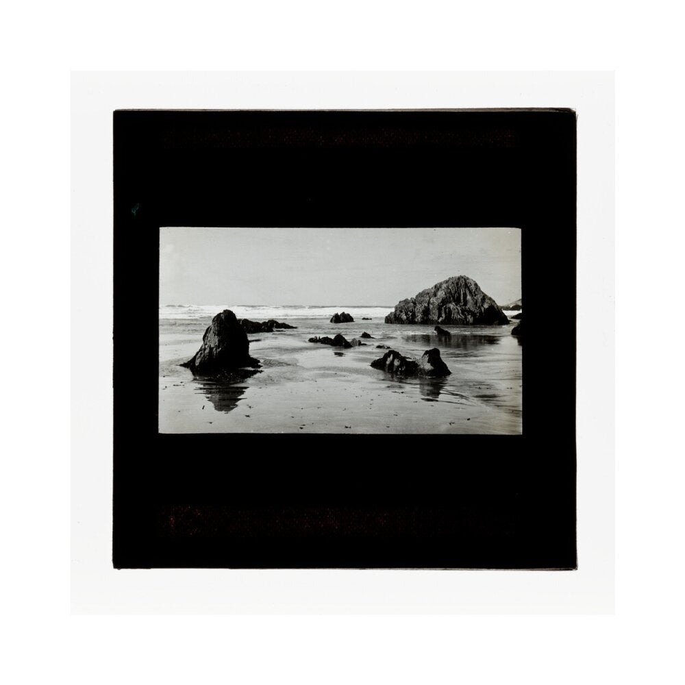 A magic lantern slide of a seascape by Birt Acres, c. 1893. art print large none Art Print - Science Museum Shop