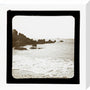 A magic lantern slide of a seascape by Birt Acres, c. 1893. stretched canvas medium none Art Print - Science Museum Shop