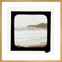 A magic lantern slide of a seascape by Birt Acres, c. 1893. art print large gold Art Print - Science Museum Shop
