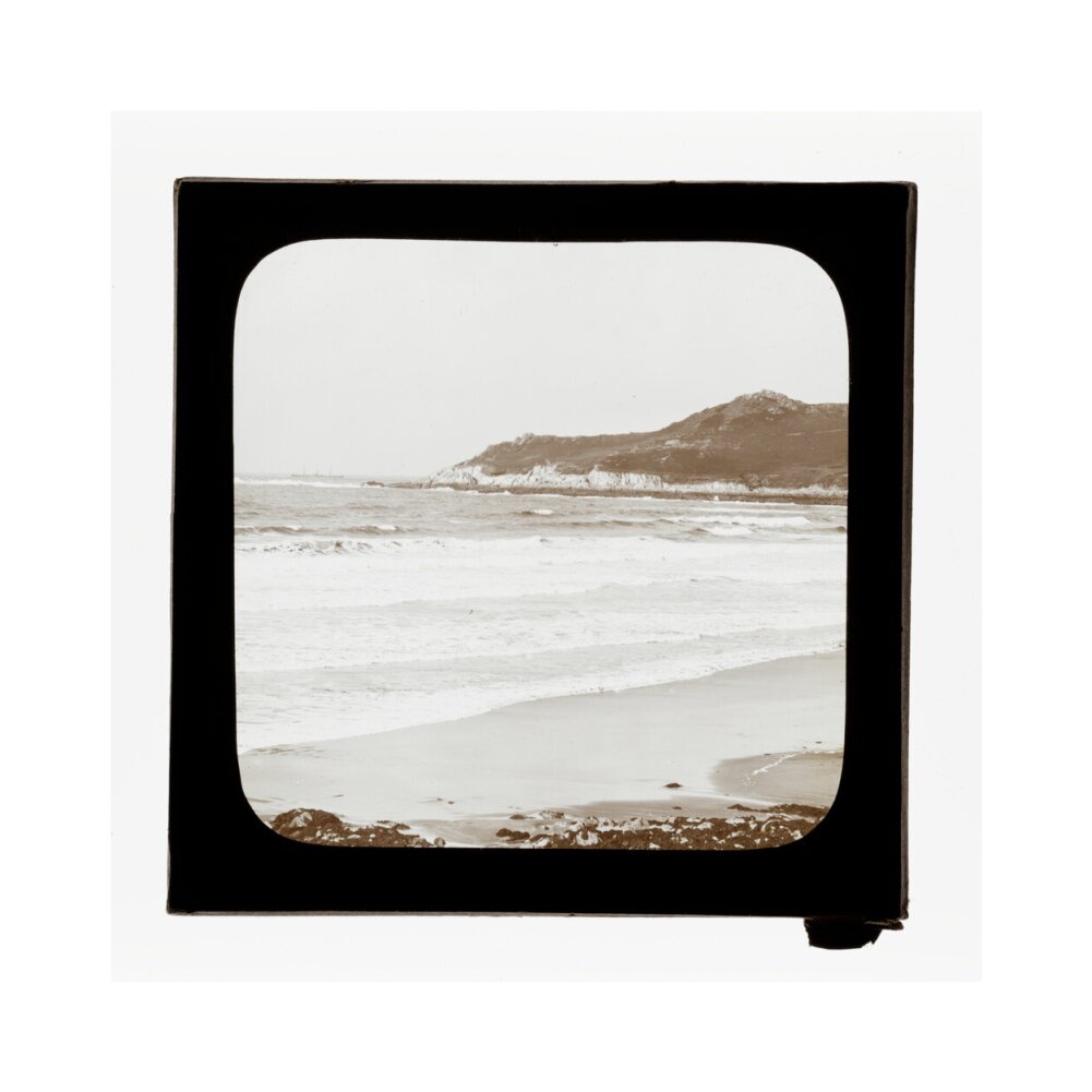 A magic lantern slide of a seascape by Birt Acres, c. 1893. art print medium none Art Print - Science Museum Shop