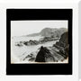 A magic lantern slide of Hillsborough from Ilfracombe by Birt Acres, c. 1893. stretched canvas large none Art Print - Science Museum Shop