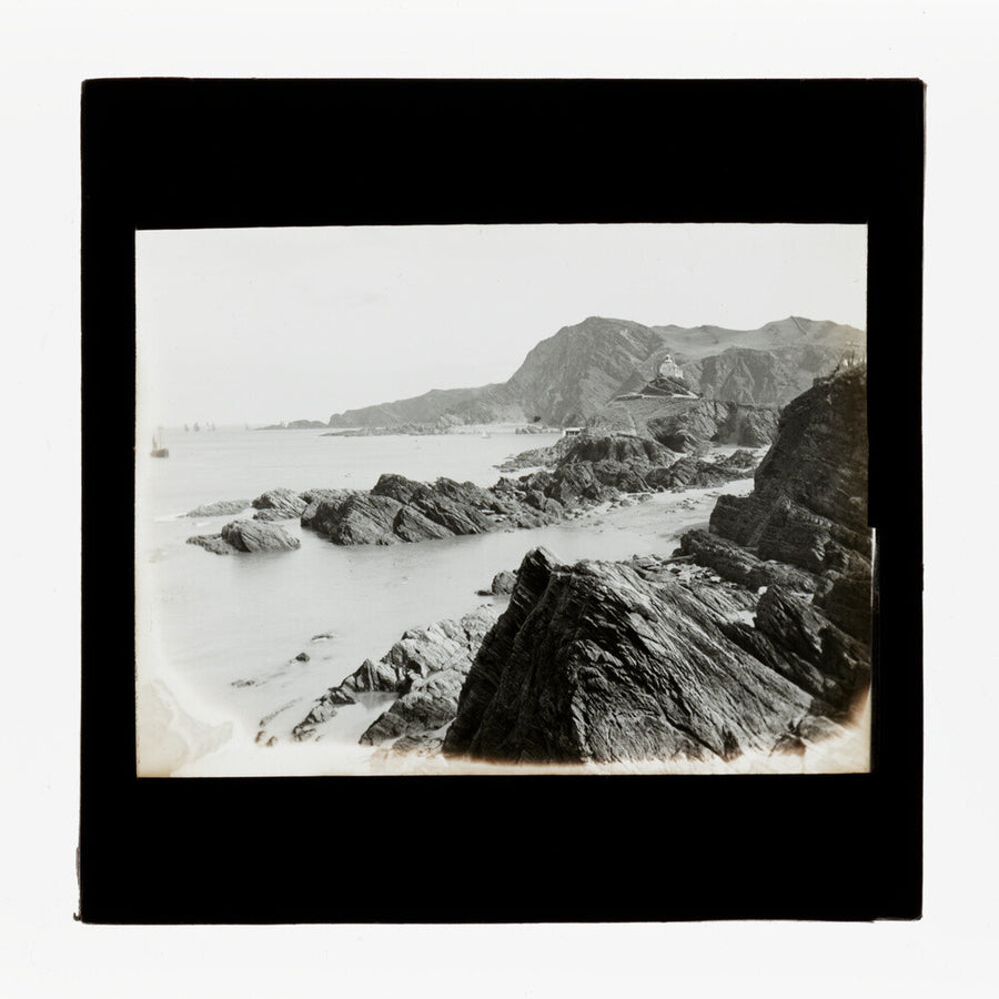 A magic lantern slide of Hillsborough from Ilfracombe by Birt Acres, c. 1893. Art Print - Science Museum Shop