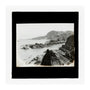 A magic lantern slide of Hillsborough from Ilfracombe by Birt Acres, c. 1893. unstretched canvas extra large none Art Print - Science Museum Shop