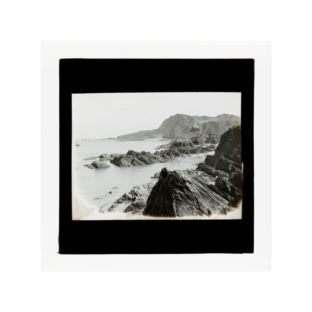 A magic lantern slide of Hillsborough from Ilfracombe by Birt Acres, c. 1893. unstretched canvas small none Art Print - Science Museum Shop