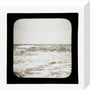 A magic lantern slide of sea waves crashing against the shore by Birt Acres, c. 1893. stretched canvas small none Art Print - Science Museum Shop