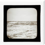 A magic lantern slide of sea waves crashing against the shore by Birt Acres, c. 1893. stretched canvas large none Art Print - Science Museum Shop