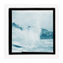 A magic lantern slide of sea waves crashing against the shore by Birt Acres, c. 1893. unstretched canvas extra large none Art Print - Science Museum Shop