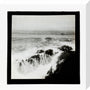 A magic lantern slide of a seascape by Birt Acres, c. 1893. stretched canvas medium none Art Print - Science Museum Shop