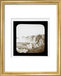 A magic lantern slide of Bull Point by Birt Acres, c. 1893. art print extra small gold Art Print - Science Museum Shop