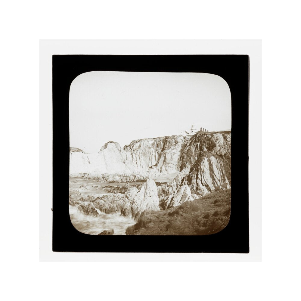 A magic lantern slide of Bull Point by Birt Acres, c. 1893. unstretched canvas small none Art Print - Science Museum Shop