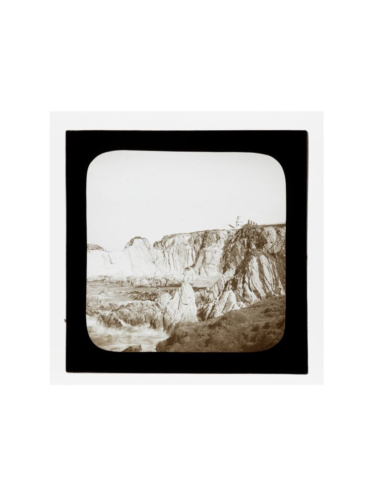 A magic lantern slide of Bull Point by Birt Acres, c. 1893. art print extra large none Art Print - Science Museum Shop