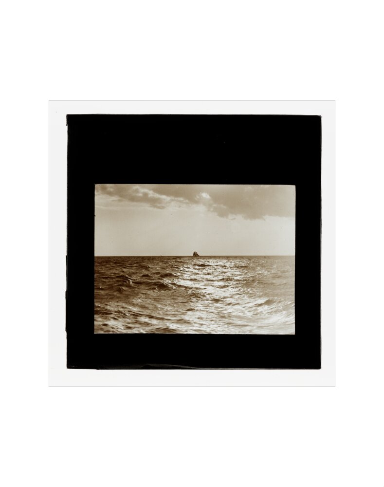 A magic lantern slide of the Bristol Channel off Lynton by Birt Acres, c. 1893. art print extra small none Art Print - Science Museum Shop