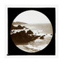 A magic lantern slide of a seascape by Birt Acres, c. 1893. unstretched canvas large none Art Print - Science Museum Shop