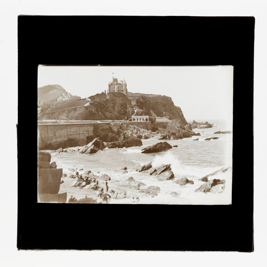 A magic lantern slide of Ilfracombe, North Devon by Birt Acres, c. 1893. Art Print - Science Museum Shop