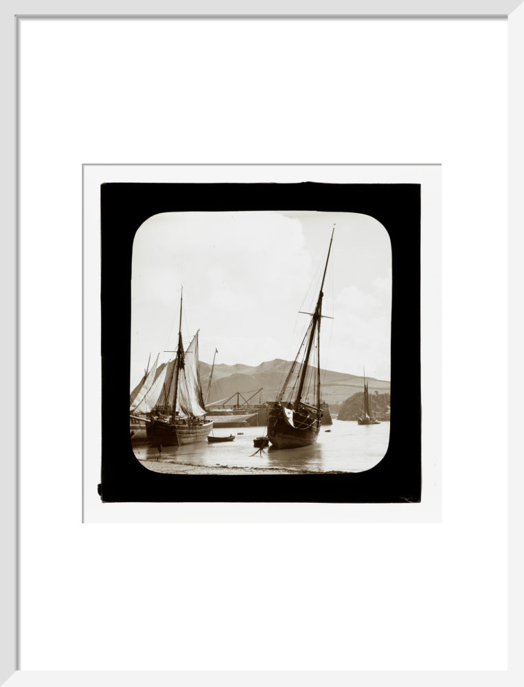 A magic lantern slide of Ilfracombe by Birt Acres, c. 1893. art print medium white Art Print - Science Museum Shop
