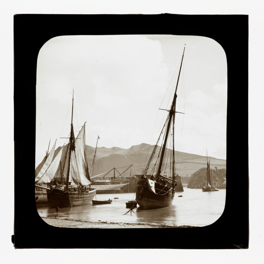 A magic lantern slide of Ilfracombe by Birt Acres, c. 1893. Art Print - Science Museum Shop