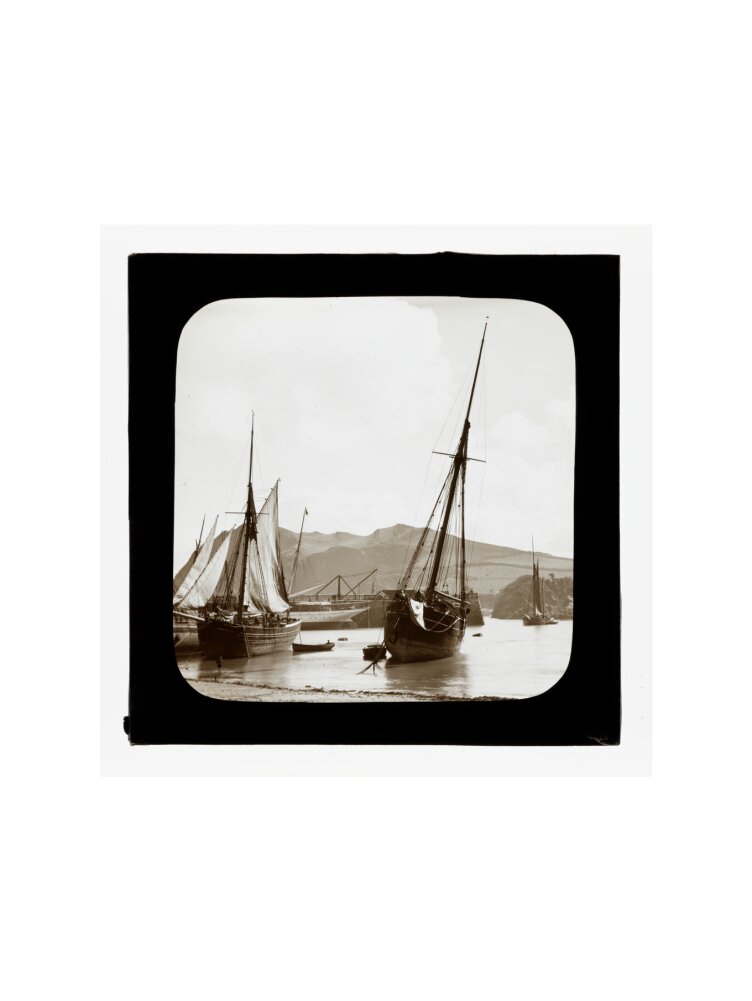 A magic lantern slide of Ilfracombe by Birt Acres, c. 1893. art print small none Art Print - Science Museum Shop