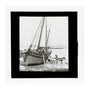 A magic lantern slide of a boat in harbour by Birt Acres, c. 1893. unstretched canvas extra large none Art Print - Science Museum Shop