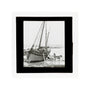 A magic lantern slide of a boat in harbour by Birt Acres, c. 1893. unstretched canvas small none Art Print - Science Museum Shop