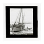 A magic lantern slide of a boat in harbour by Birt Acres, c. 1893. unstretched canvas large none Art Print - Science Museum Shop