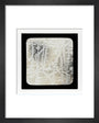 A magic lantern slide of ice by Birt Acres, c. 1893. art print extra small black Art Print - Science Museum Shop