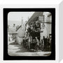 A magic lantern slide showing Birt Acres sitting on a coach whilst attending a meeting of photographers in Porlock, c.1893. stretched canvas small none Art Print - Science Museum Shop