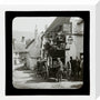 A magic lantern slide showing Birt Acres sitting on a coach whilst attending a meeting of photographers in Porlock, c.1893. stretched canvas medium none Art Print - Science Museum Shop