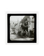 A magic lantern slide showing Birt Acres sitting on a coach whilst attending a meeting of photographers in Porlock, c.1893. art print extra small none Art Print - Science Museum Shop