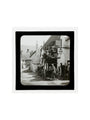 A magic lantern slide showing Birt Acres sitting on a coach whilst attending a meeting of photographers in Porlock, c.1893. art print medium none Art Print - Science Museum Shop